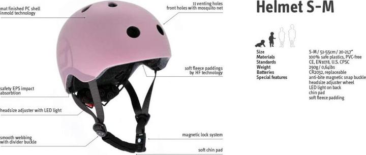 Actual product image Scoot and Ride SM Rose (51 - 55 cm)