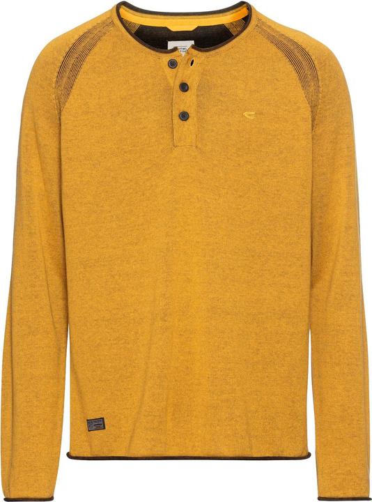 Camel Active Henleyshirt aus zertifiziertem Organic Cotton