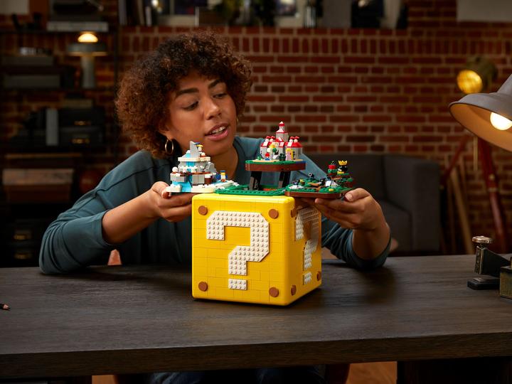 Produktbild LEGO Fragezeichen-Block aus Super Mario 64 (71395, LEGO Seltene Sets, LEGO Super Mario)