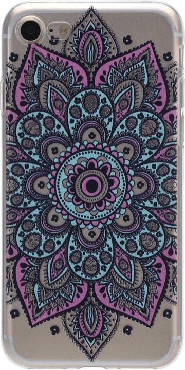Produktbild König Design Henna Cover für Apple iPhone XS Case Schutz Hülle Silikon Bumper Tattoo Bunt Neu (Apple iPhone XS)