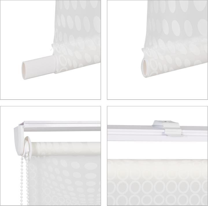 Actual product image Relaxdays Shower roller blind (140 x 4.5 x 245 cm)