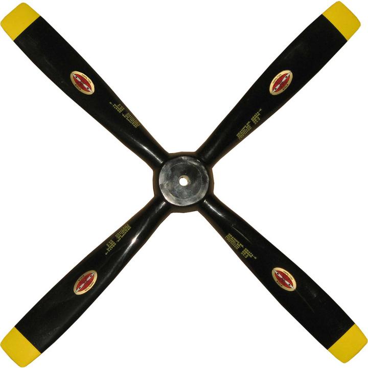 Produktbild Biela Carbon Luftschraube 4-Blatt 16x8 Scale "Mustang"