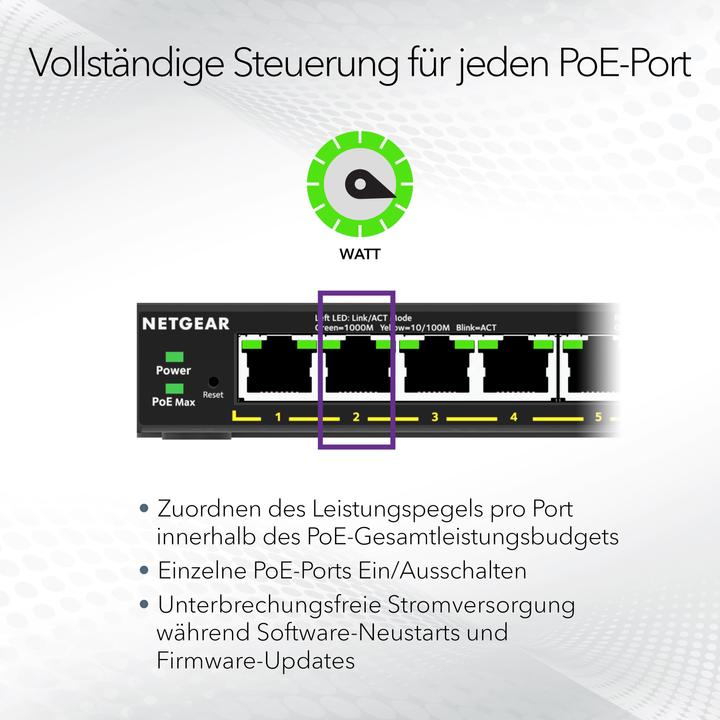 Produktbild Netgear GS305EP-100PES (5 Ports)
