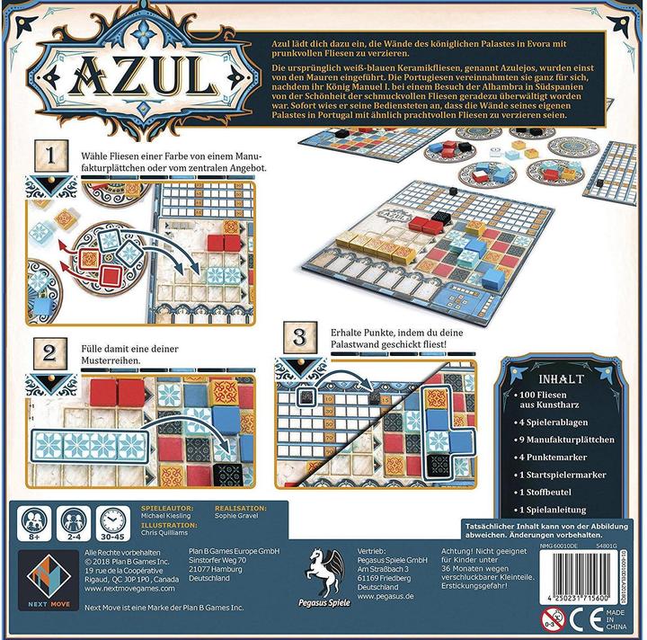 Produktbild Asmodée Azul (Deutsch)