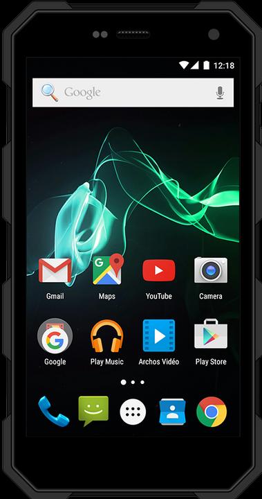 Produktbild Archos 50 Saphir (16 GB, Schwarz, 5", Hybrid Dual SIM, 13 Mpx, 4G)