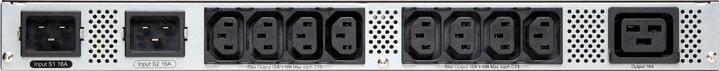 Actual product image Eaton Rack ATS 16A/230V (2)C20 in (8)C1