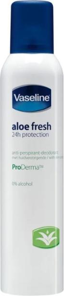 Immagine prodotto Vaseline Deodorante antitraspirante Aloe Sensitive 250ml (Getto vaporizzato, 250 ml)
