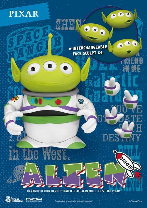 Immagine prodotto Beast Kingdom Statuetta di Toy Story Dynamic Action Heroes Alien Remix Buzz Lightyear 16 cm