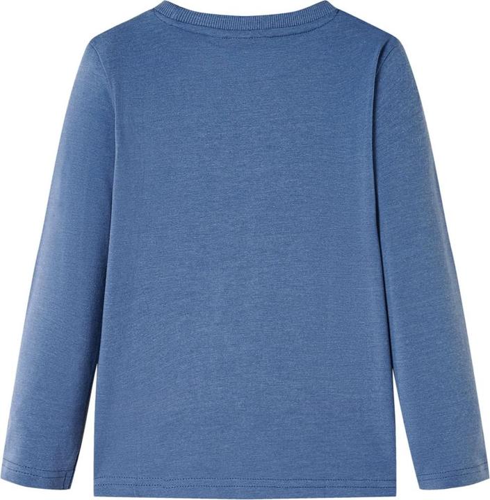Image du produit VidaXL Tee-shirt manches longues enfant Bleu Mélange 140,Matière : 60 (140)