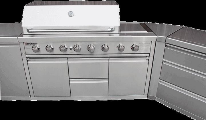 Actual product image BBQ Master Outdoor kitchen corner element 45°