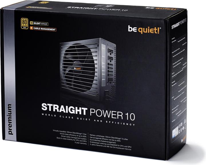 Produktbild be quiet! Straight Power 10 CM (600 W)