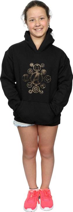 Image du produit - Sweat à capuche AVENGERS INFINITY WAR ICONS - Fille (152, 158)