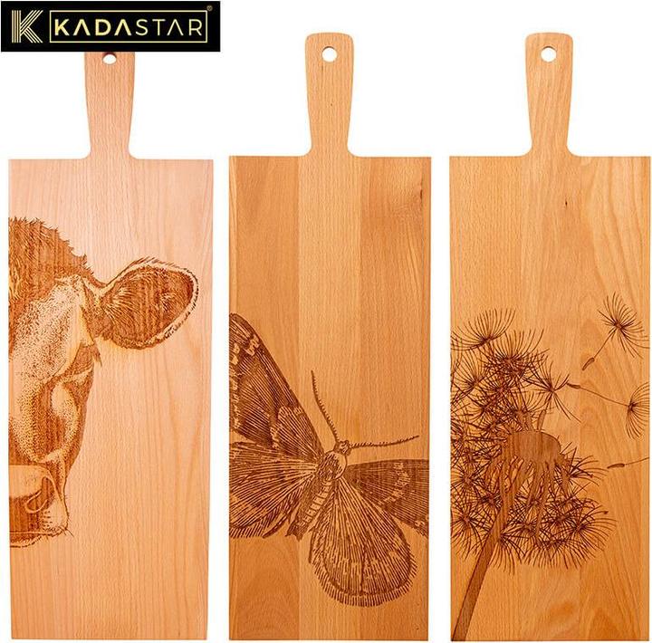 Actual product image Kadastar Serving dish dandelion Zoom 60 x 20 cm, Light Brown