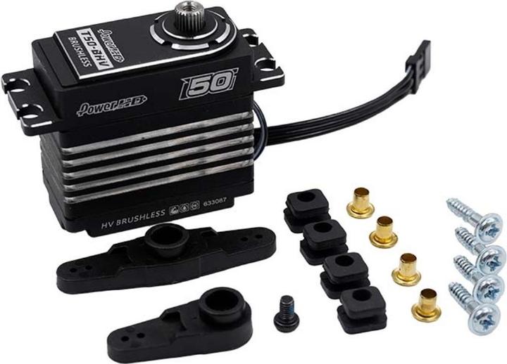 Actual product image Power HD Servo T50-BHV / 50kg / 0.065sec. / 7.4V Digital / Buggy 1:8