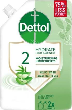 Actual product image Dettol Antybakteryjne mydło w płynie Aloes i Witamina E 500ml (Liquid soap, 500 ml)
