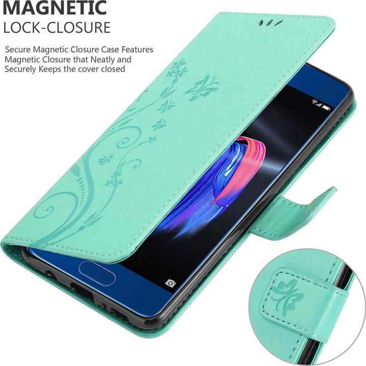 Actual product image Cadorabo Flower Book Cover (Honor 9)