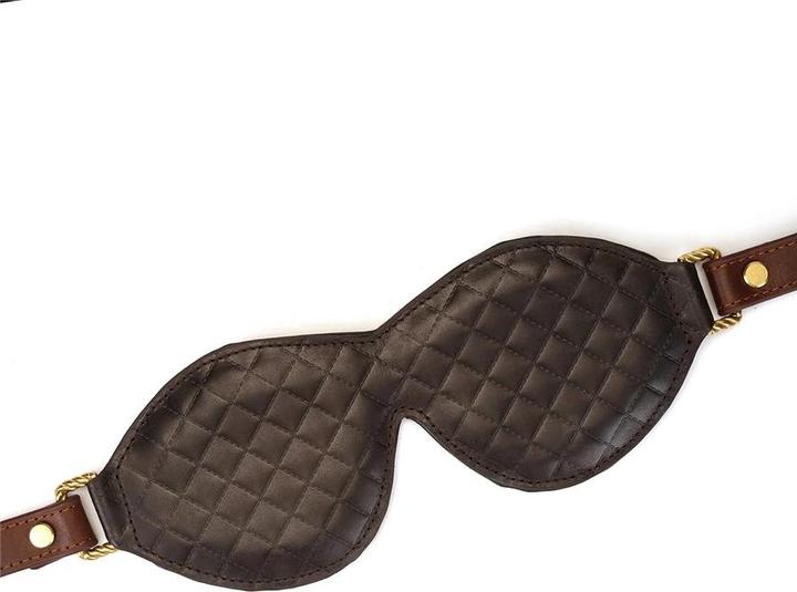 Actual product image Liebe Seele Leather blindfold
