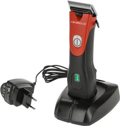 Actual product image Kerbl Aesculap Favorita CLi, clipper with 2 batteries, signal red, model 2022, GT236-SR (Dog, Vault, Cat)