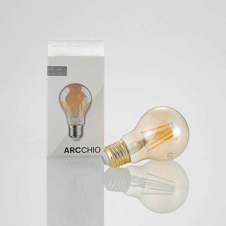 Actual product image Arcchio E27 LED 6,5W (E27, 6.50 W, 650 lm, 1 x, F)