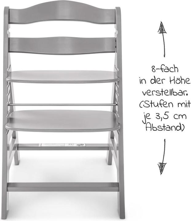 Produktbild Hauck Hochstühle Hochstuhl Alpha Plus Grey - im Sparset inkl. (Hochstuhl)