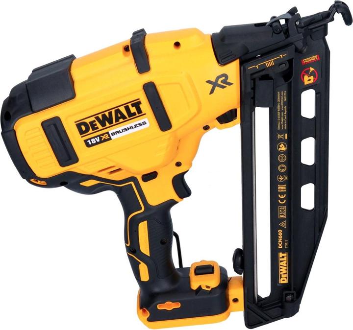 Productafbeelding DeWalt DCN 660 N Accu Spijkermachine 18V 32-63 mm Borstelloos + Koffer - zonder accu, zonder lader