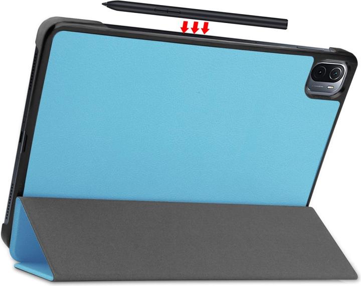 Actual product image Cover-Discount Xiaomi Pad 5 - Tri-fold Smart Case light blue (Xiaomi Pad 5)