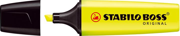 Produktbild STABILO BOSS ORIGINAL Textmarker (Gelb, 5 mm, 1 x)