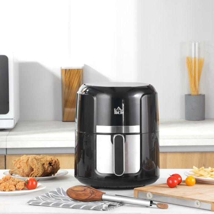 Image du produit Swisshandel24 Heissluftfritteuse 4 L, 12 Programme, 80-200° C Temperatur, Antihaft, Schwarz