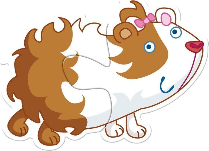 Actual product image Haba 6 first puzzles pets (12 pieces)
