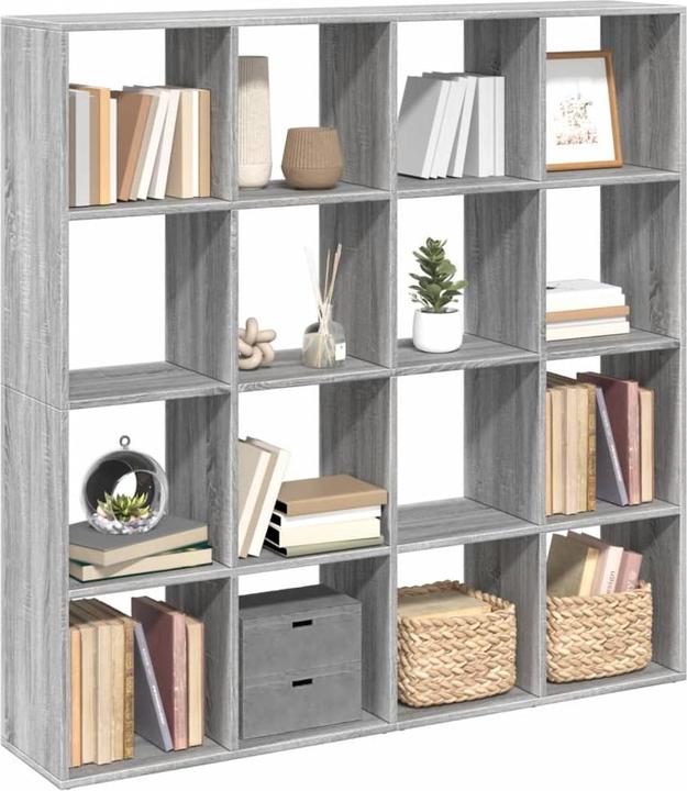 Immagine prodotto VidaXL Libreria Divisorio per la stanza Scaffale a muro Scaffale in piedi Divisorio per la stanza Scaffale (137,5 x 29 x 137,5 cm)