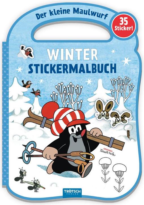 Produktbild Der kleine Maulwurf Winter-Stickermalbuch