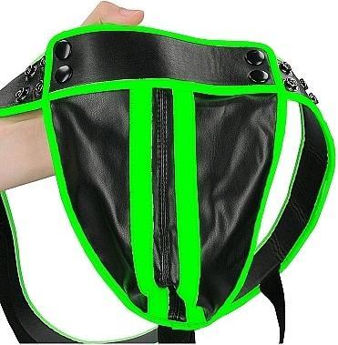 Image du produit Ouch! Striped Jock Strap - GitD/Black - L/XL (XL)