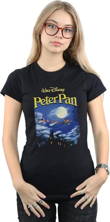 Actual product image Disney Womens/Ladies Peter Pan Come With Me Homage Cotton T-Shirt (S)