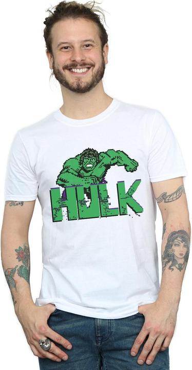 Actual product image Mens Hulk Pixelated T-Shirt (XL)