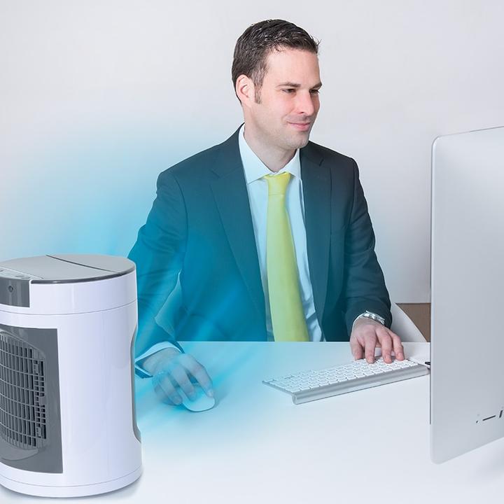 Actual product image Livington SmartChill air conditioner with water cooling