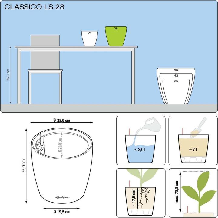 Produktbild Lechuza Classico (28.50 cm)