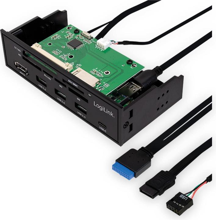 Actual product image LogiLink Multifunktions-Panel (SATA)