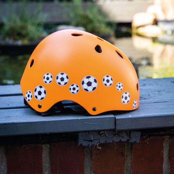 Produktbild Farbviereck Reflektierende Fussball Motive Aufkleber / Sticker