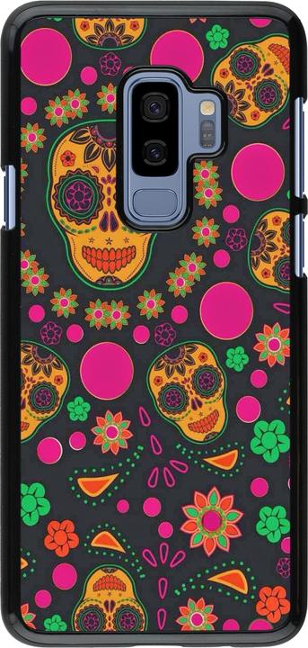 Produktbild PhoneLook Hülle Halloween 22 colorful mexican skulls (Samsung Galaxy S9+)
