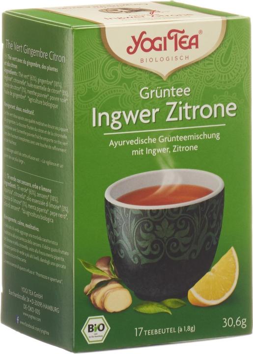 Immagine prodotto Yogi Tea Tè verde zenzero limone (30.60 g)