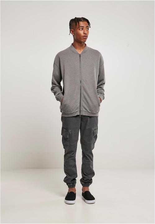 Actual product image Urban Classics Washed Sweat Bomber - 17020 (S)
