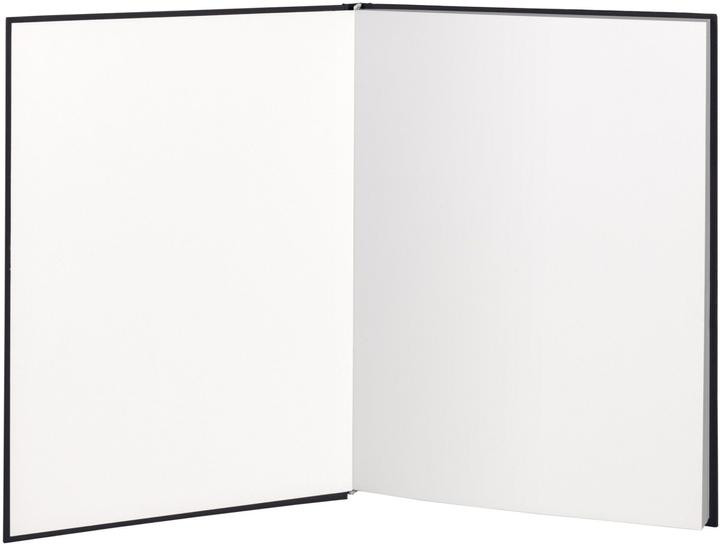 Produktbild Rössler Notizbuch SOHO A4 96BL schwarz (A4, Blanko)
