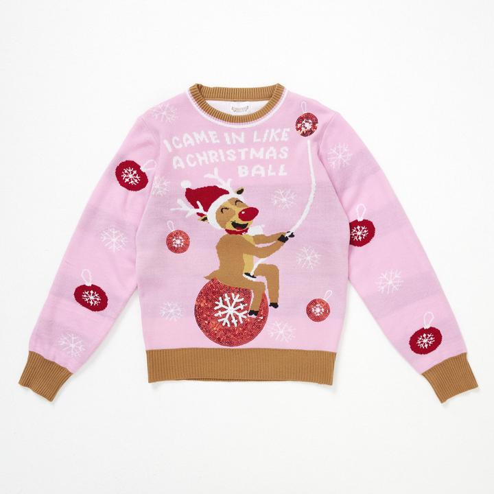 Immagine prodotto Christmas Sweats Sono arrivato come una palla di Natale (XS)