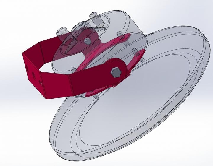 Produktbild Synergy 21 LED Spot Pendelleuchte UFO zub. Wandhalterung fÃ¼r UFO size S BÃ¼gel kurz