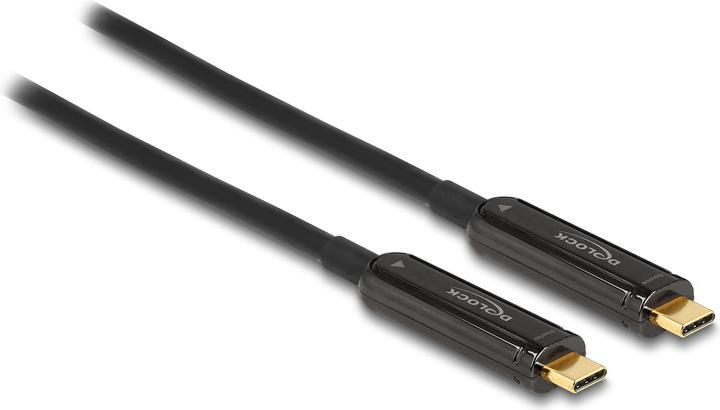 Image du produit Delock Câble vidéo optique actif USB-C 4K 60 Hz 5 m (5 m, USB Type C)