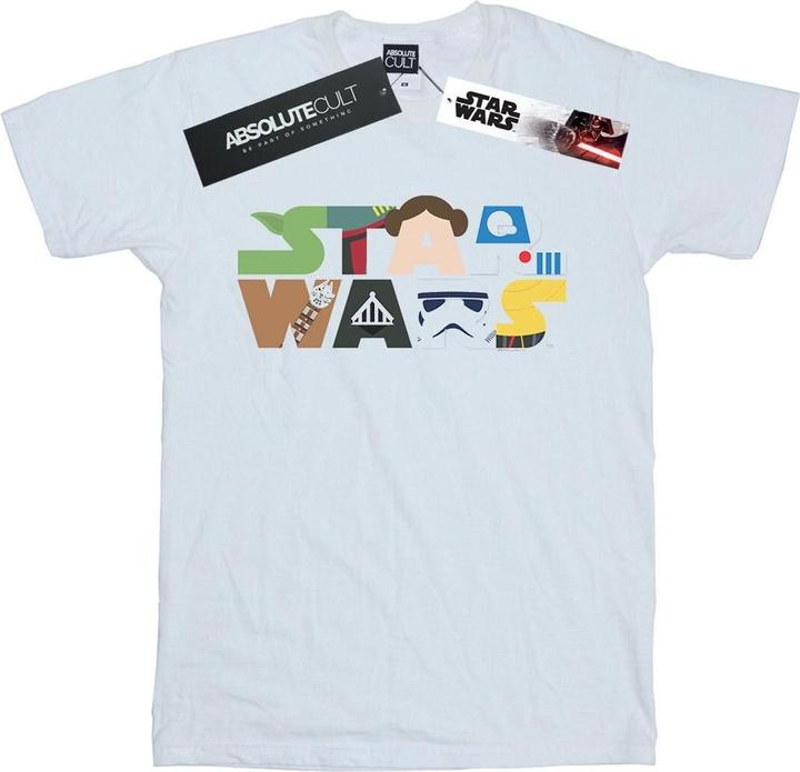 Star Wars Character Logo TShirt Jungen