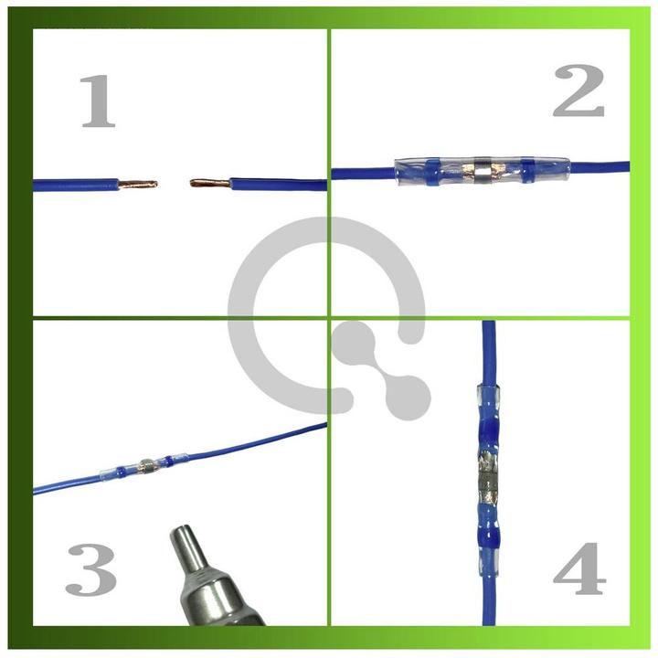 Produktbild Quadrios 2011C398 Stossverbinder 0.25 mm² 0.34 mm² Vollisoliert Weiss 20 St.
