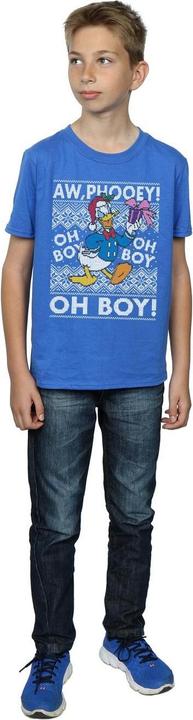 Image du produit Disney - T-shirt DONALD DUCK CHRISTMAS FAIR ISLE - Garçon (128)