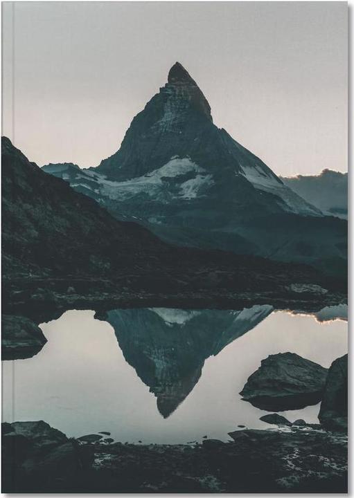 Juniqe Zermatt - Montagne (A4, Punteggiato, Copertina rigida)