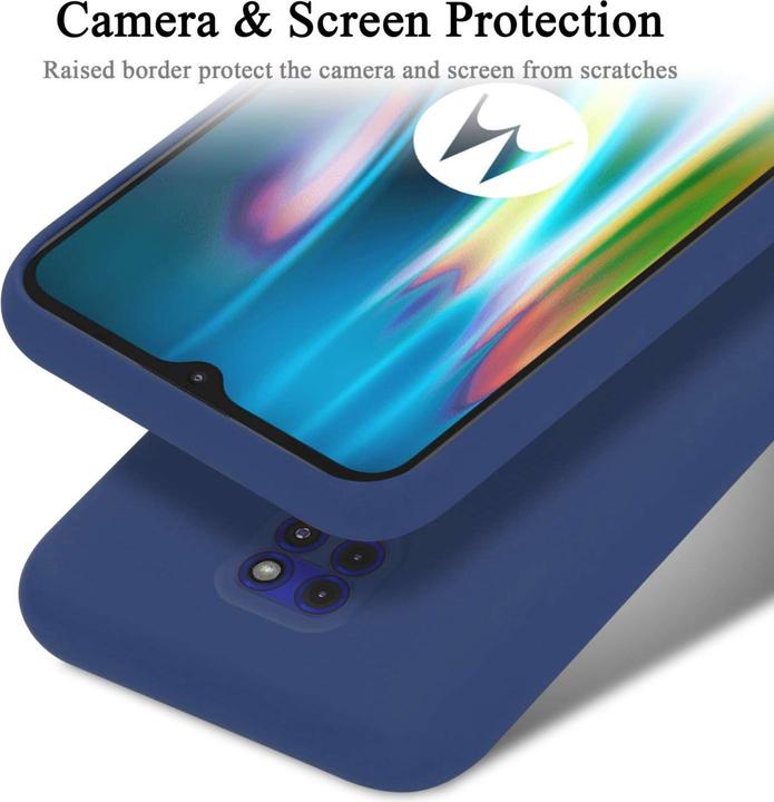 Actual product image Cadorabo Bumper Case for Motorola MOTO G9 PLAY TPU Liquid Silicone Cover for Motorola MOTO G9 PLAY (Motorola Moto G9 Play)